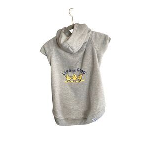 Life is good dog hoodie, fleece jacket, size extra large